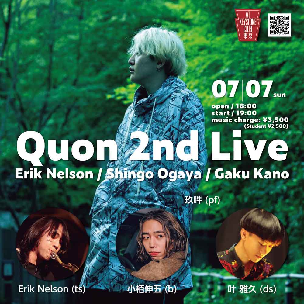 Quon 2nd Live(Tokyo Jazz Club)